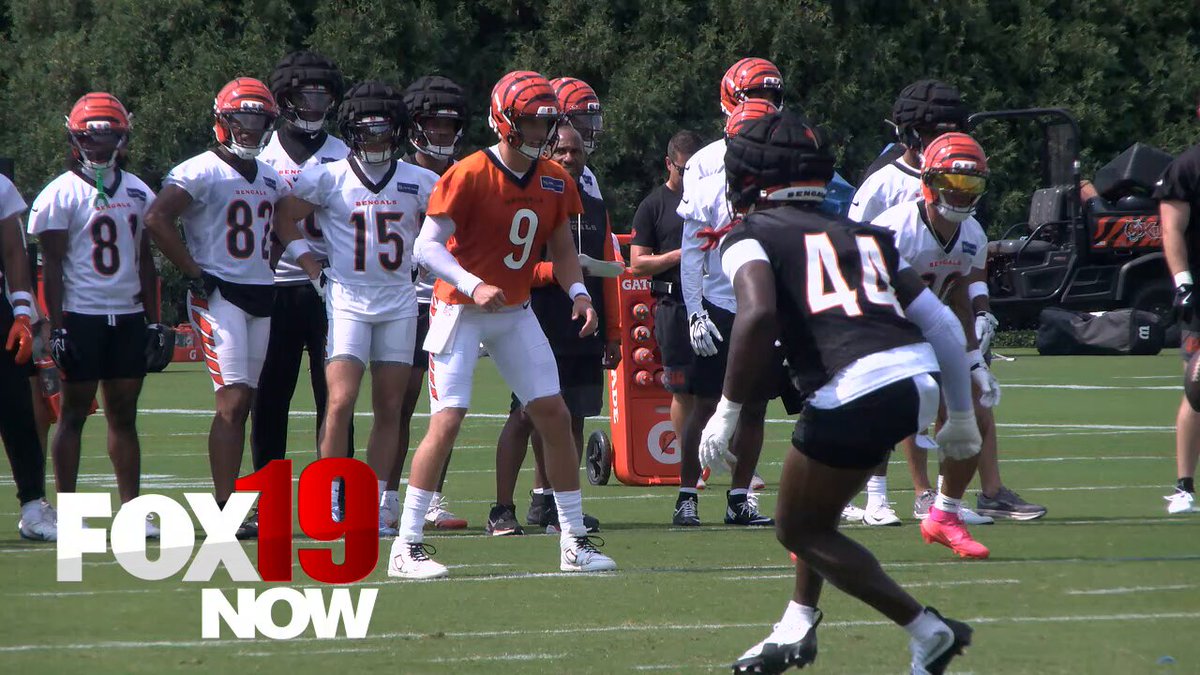 SOUND UP: "You better show some (bleeping) respect." Ja'Marr Chase letting DJ Turner hear it two plays after he tossed DJ's helmet 20 yards. Day one setting the tone for what should be a great battle at camp. #Bengals FOX19 NOW