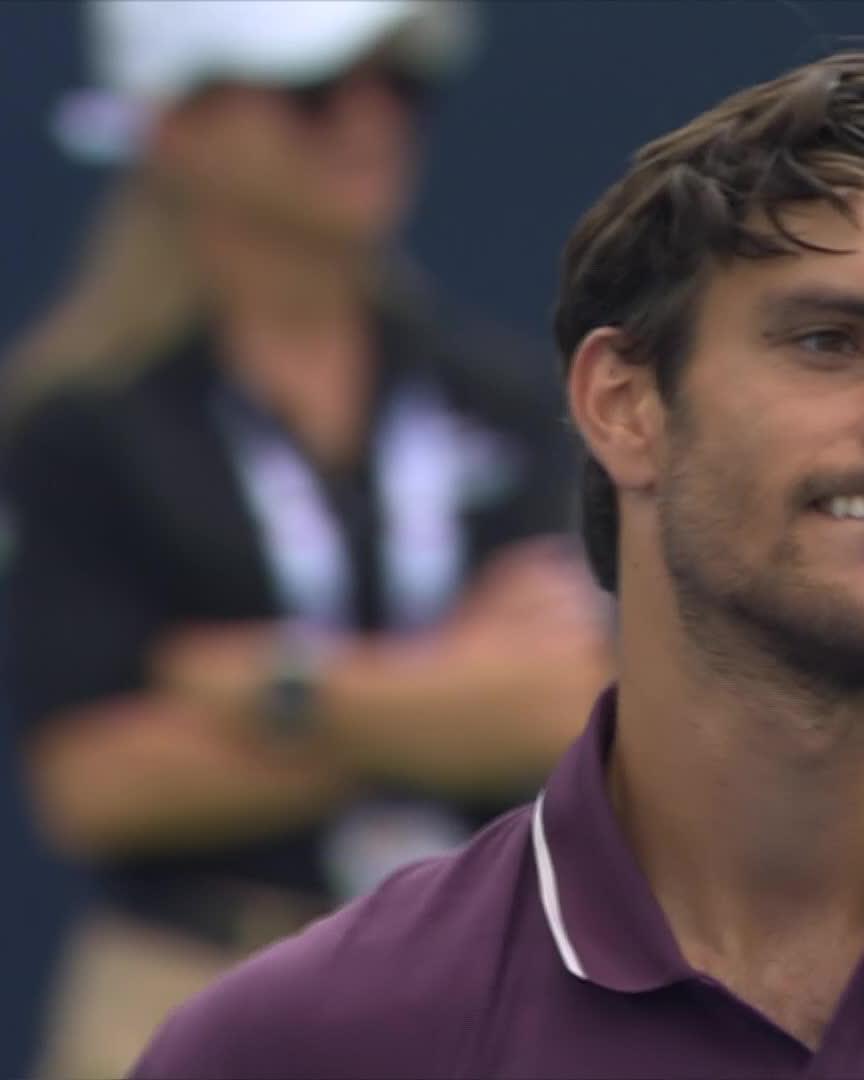 Muse you can use 👍 In his first event since Rome, Lorenzo Musetti defeats Vukic 6-3 5-7 6-3 to reach his first quarter-final at #MubadalaDCOpen