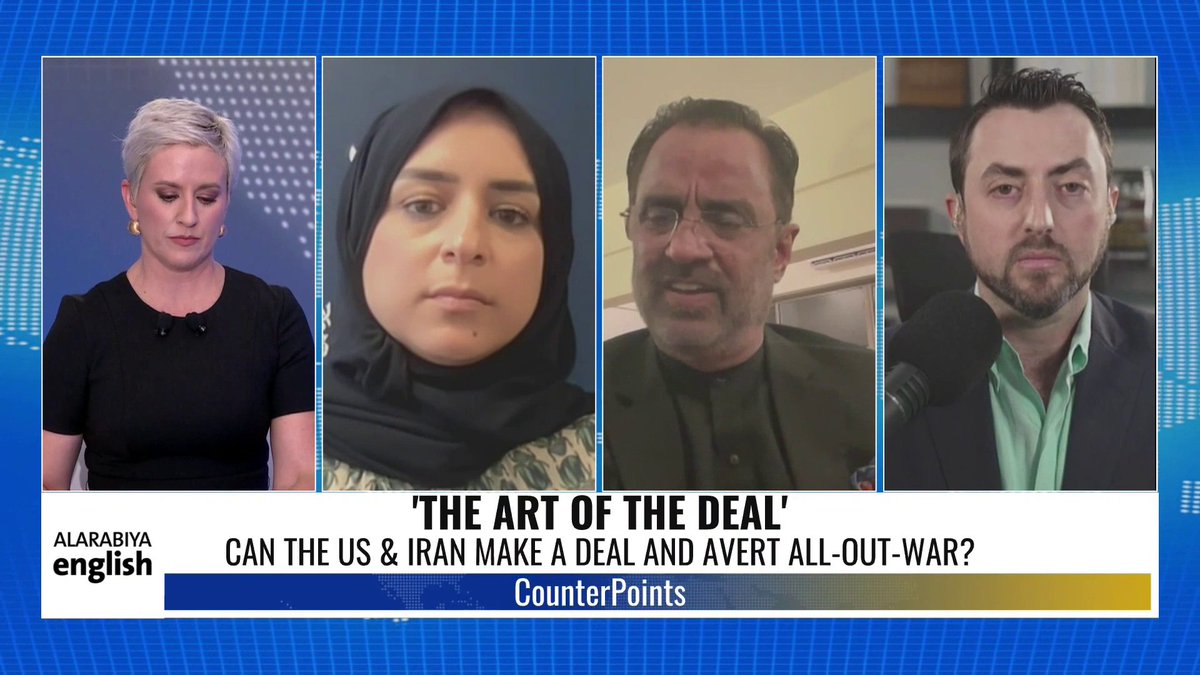 “Don't play this with me.” This was my response. Newsweek Senior Editor-at-Large Josh Hammer and political commentator Mir Mohammed Ali-Khan clash over Iran, Israel, and US policy. My panel discussion on Al Arabiya English with a staunch Zionist and Israel sympathiser who said: There is no genocide in Palestine. Will upload the full interview tomorrow.