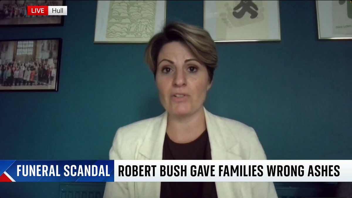 Labour MP Emma Hardy tells Sarah-Jane Mee that victims of funeral director Robert Bush have called for regulation and inspection of funeral homes, as there are none. Bush, 48, has been charged with 64 offences, including fraud, theft, and preventing a lawful and decent burial.