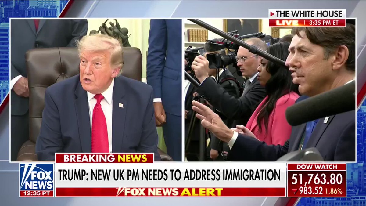 REPORTER: “Do you think Senate Majority Leader John Thune and after the comments you heard regarding SAVE America and some other stuff, do you think he's still the man for the job?” PRESIDENT TRUMP: “Well, we're going to find out and I'll let you know.”