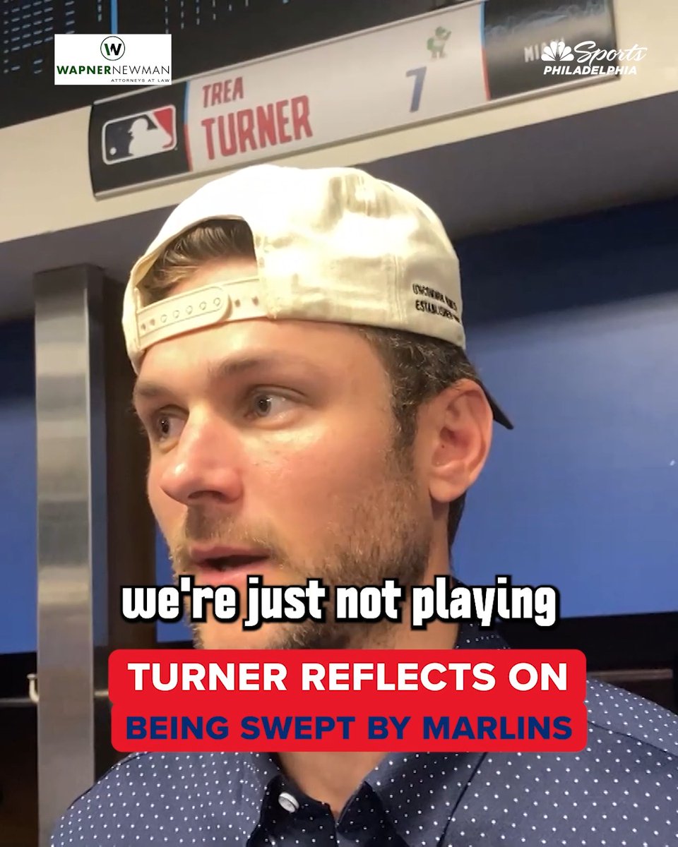 "When we hit, we don't pitch as well. And when we pitch well we don't hit." Trea Turner is frustrated by the Phillies lack of complementary baseball. | Wapner Newman