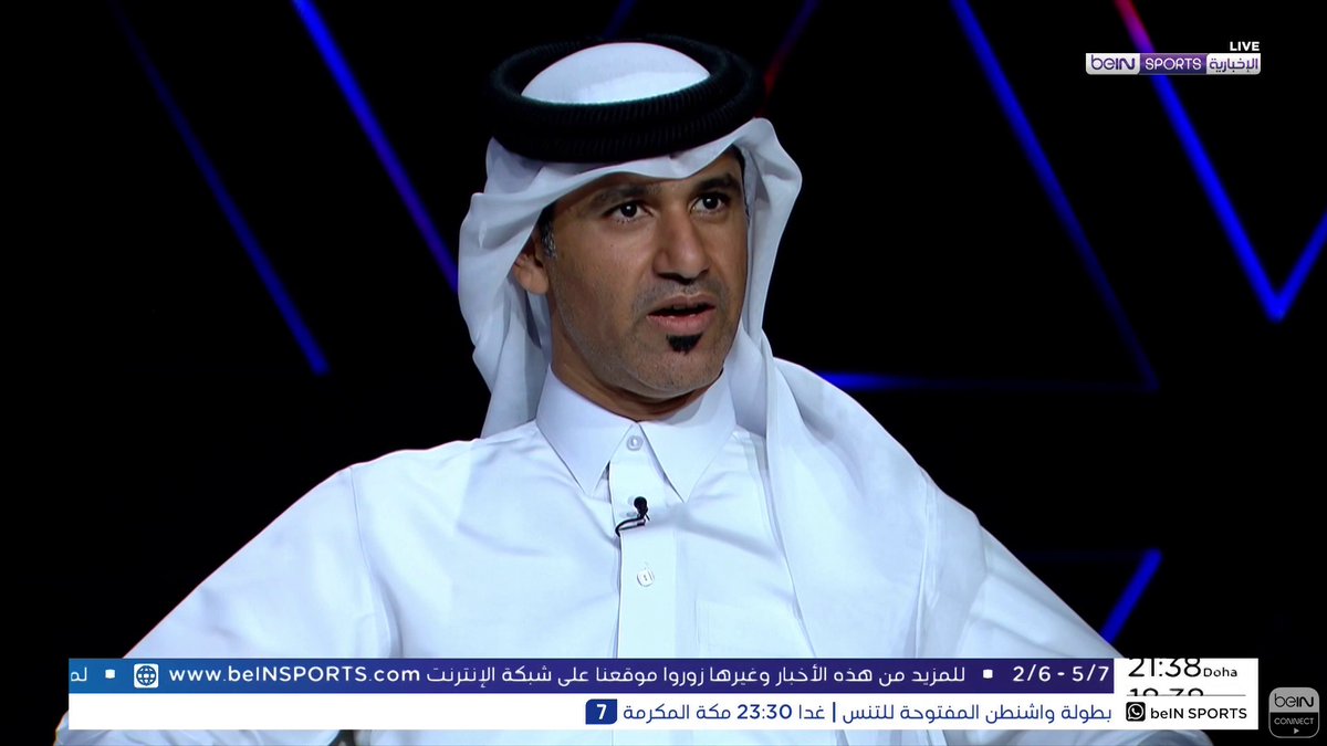 🟣🎤 تصريح خاص | في حوار حصري لـbeIN SPORTS أعرب الحكم الدولي القطري عبد الرحمن الجاسم عن سعادته وفخره في المشاركة في كأس العالم للمرة الثالثة في مسيرته مؤكدا دور إدارة التحكيم في الاتحاد القطري التي لطالما كانت سباقة في التعديلات التحكيمية