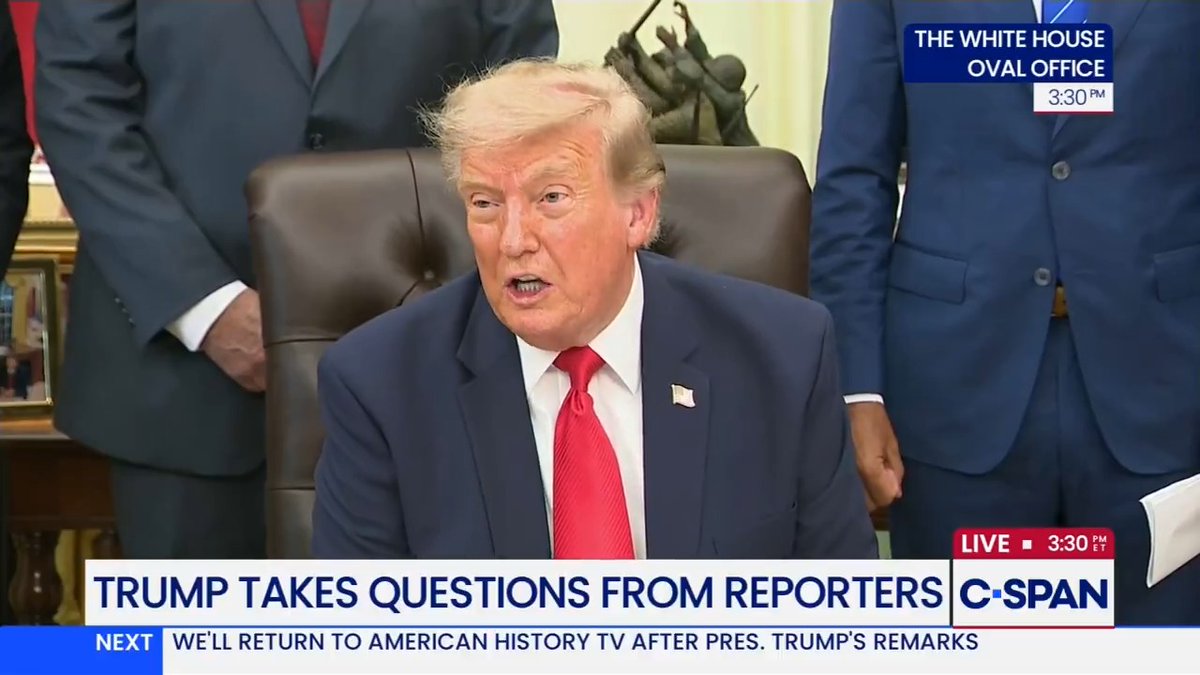 President Trump on the various D.C. renovations: "Washington was one of the worst places in this country and now it's one of the best... We're changing all the grass in all the parks."