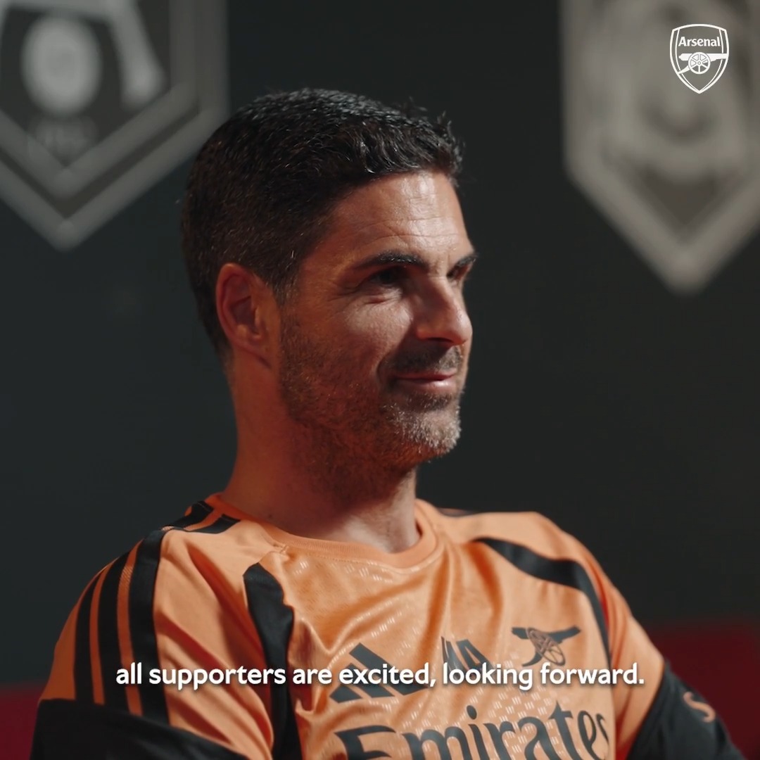 💬 "My ambition is that daily, we nail the standards." Watch Mikel Arteta's Big Interview, exclusively on The Arsenal App ⚡️