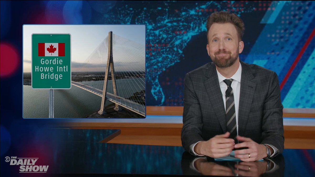 Trump and Canada may be feuding over tariffs, but Michigan is super excited to give rudimentary driving tips for the Gordie Howe Bridge