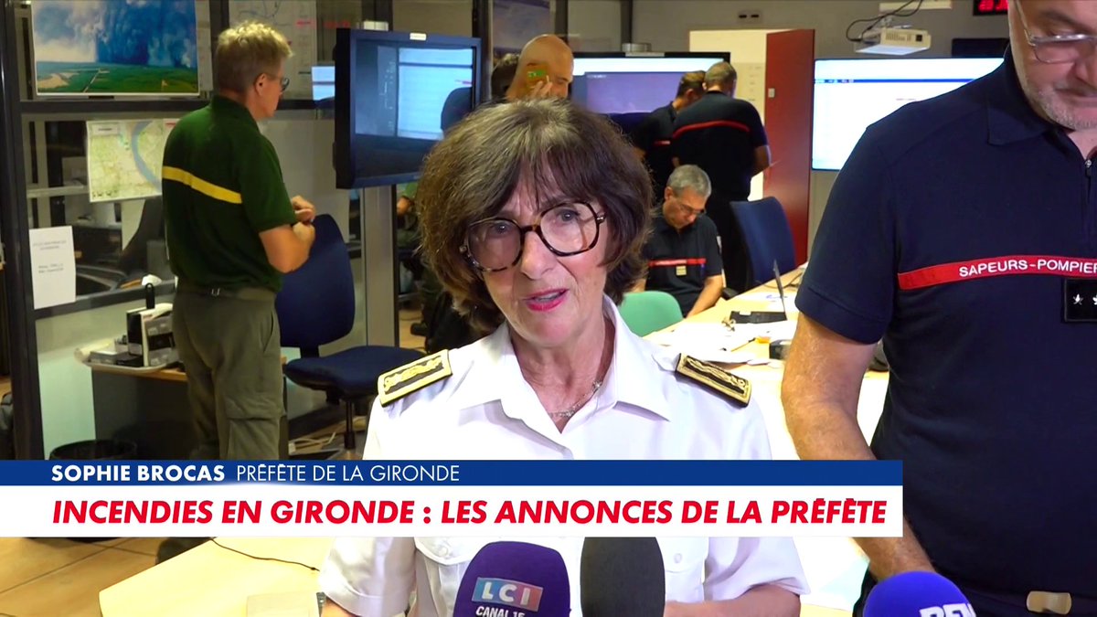 Sophie Brocas, préfète de la Gironde : «Le feu n'a pas progressé» Toute l'info est à retrouver sur