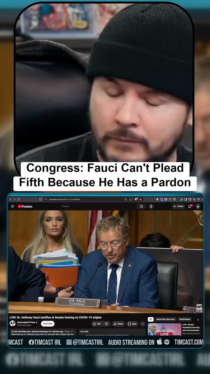 Congress: Fauci Can't Plead Fifth Because He Has a Pardon