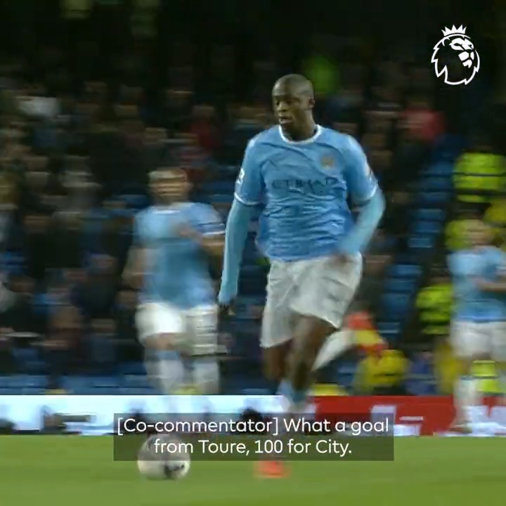 Uno de esos goles que sabía hacer Yaya Touré 🇨🇮.