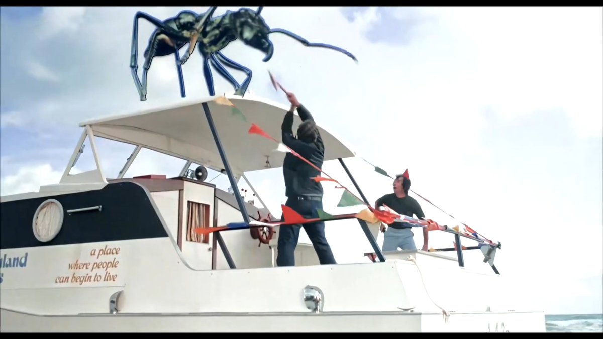 Remember this terrifying sound? Empire of the Ants turns 49 today. Joan Collins vs giant radioactive ants. Panned on release, now a proper cult classic. Ray Harryhausen had nothing to do with it 😂