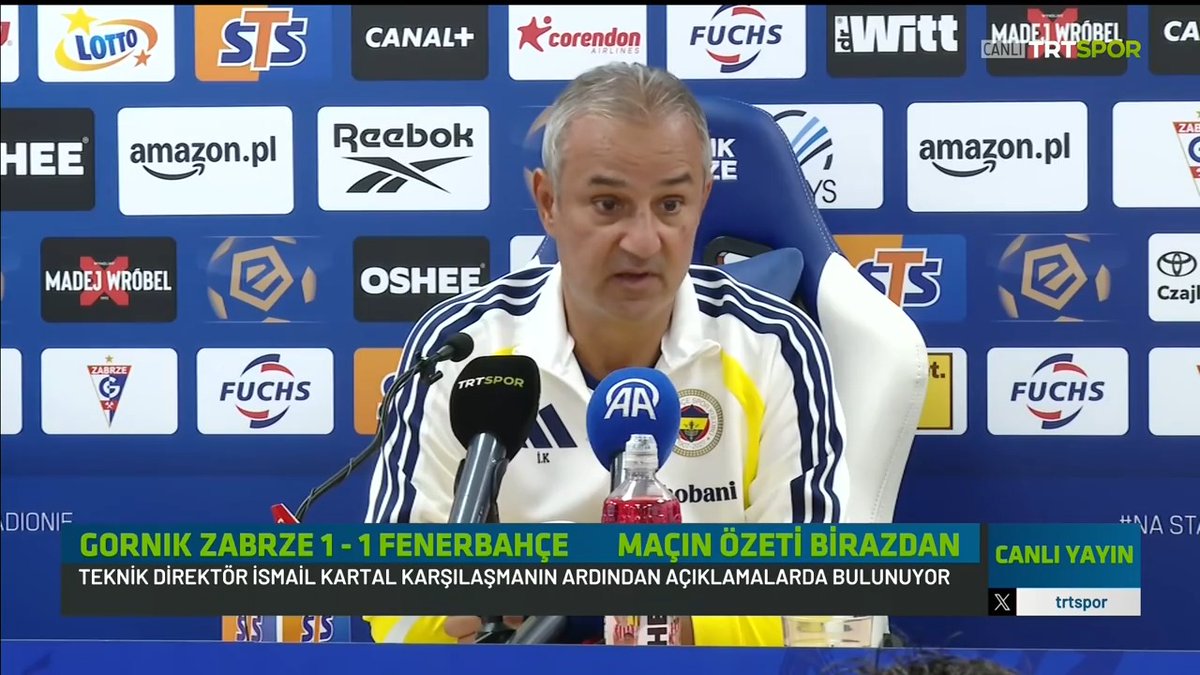 🗣️İsmail Kartal: Avrupa'da bu tip maçları oynamak kolay değildir, rakibimiz iyi bir takım onları da tebrik ediyorum. Biz her geçen gün gelişen bir takımız. Sonuçta turu geçtik, bu maçtan da dersler çıkarmalıyız.