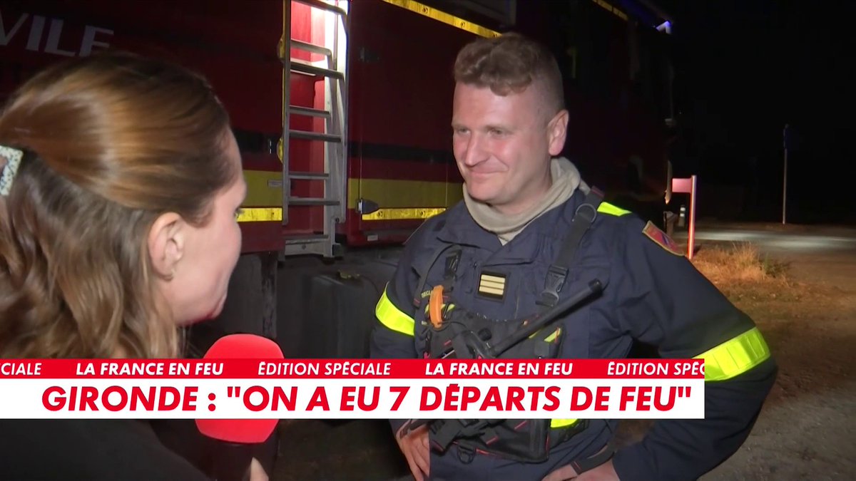 En exclusivité pour CNEWS, le capitaine Gautier, militaire de la sécurité civile, raconte comment son unité lutte contre les incendies sur #100PolitiqueEte Toute l'info est à retrouver sur