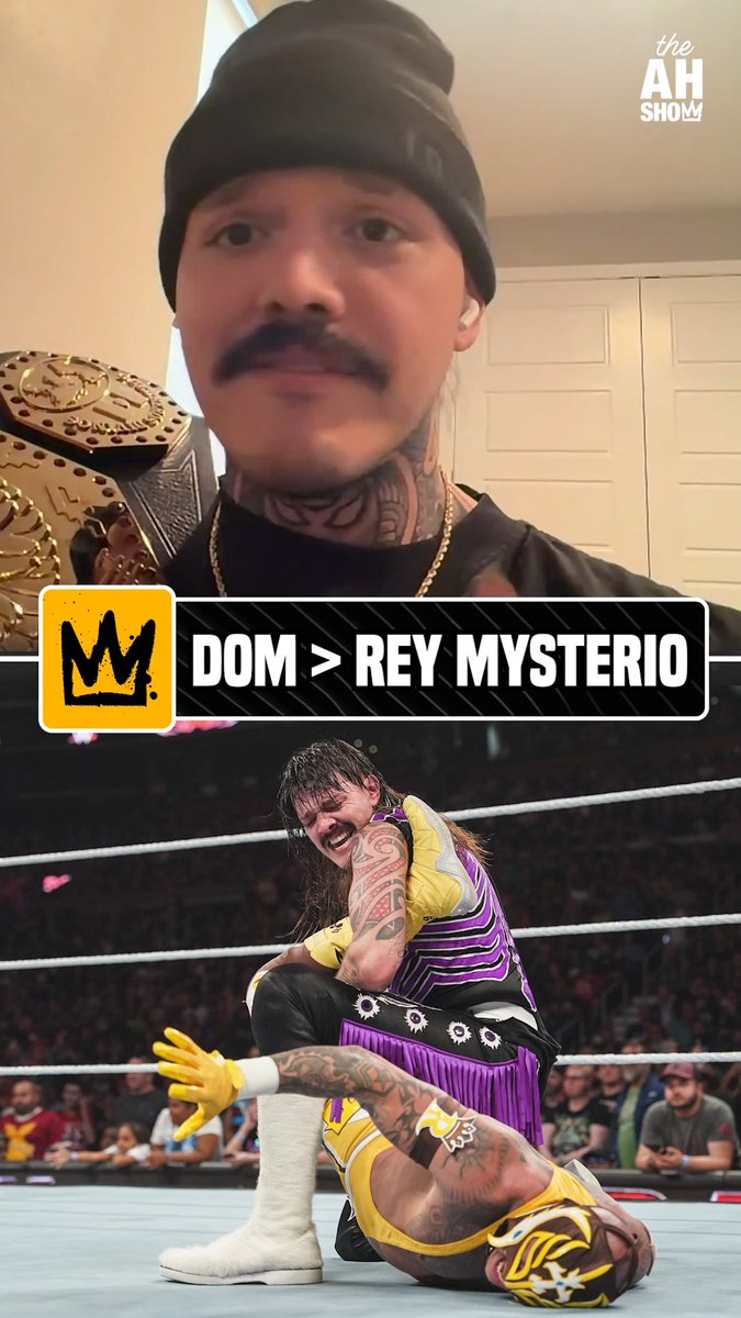 Dirty Dom explains why he's already better than his "father" Rey Mysterio 🧐 #SummerSlam #HelwaniShow