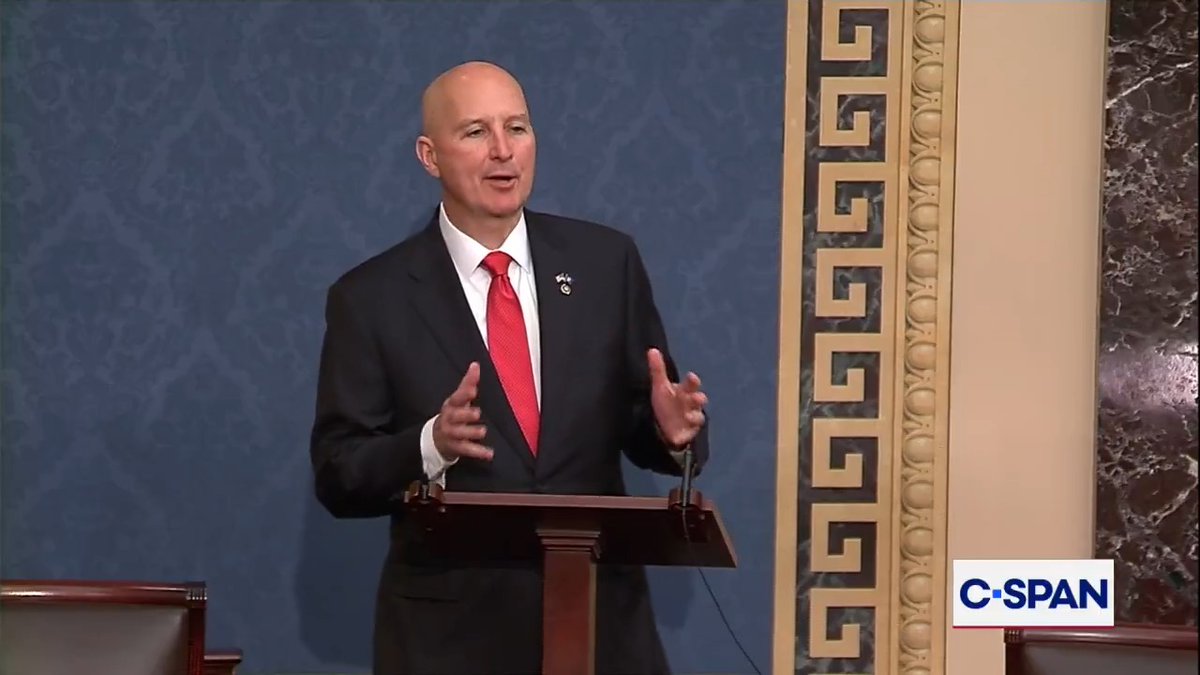 .Senator Pete Ricketts (R-NE) urges the passage of stock trade ban: "80% of Americans believe we do a poor job of keeping our financial interests separate from the insider information that we have... We can help restore integrity and therefore confidence."