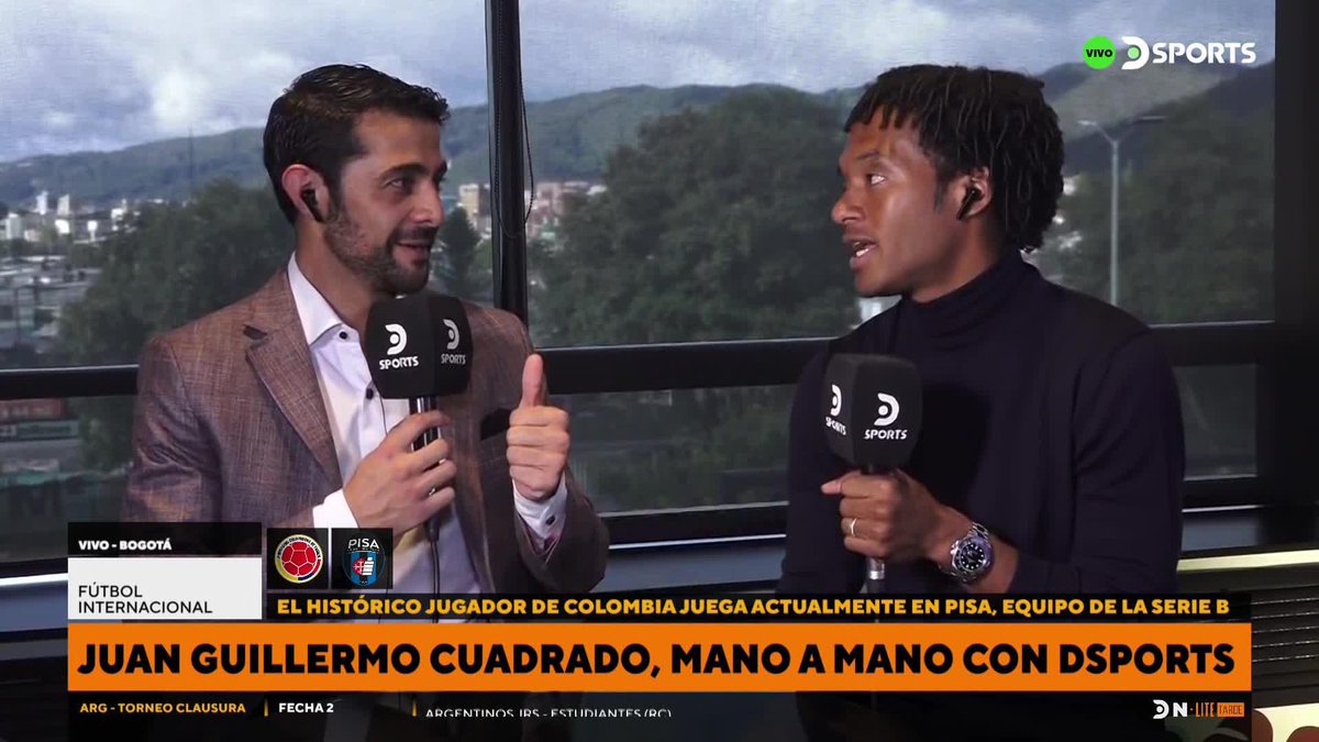 "EL CLUB ARGENTINO AL QUE ESTUVE MÁS CERCA DE IR FUE TIRO FEDERAL" Atención a este dato inédito que cuenta Juan Guillermo Cuadrado, sobre lo cerca que estuvo de jugar en el ascenso argentino. @CarlosEVillamil #DSPORTSNoticias TARDE