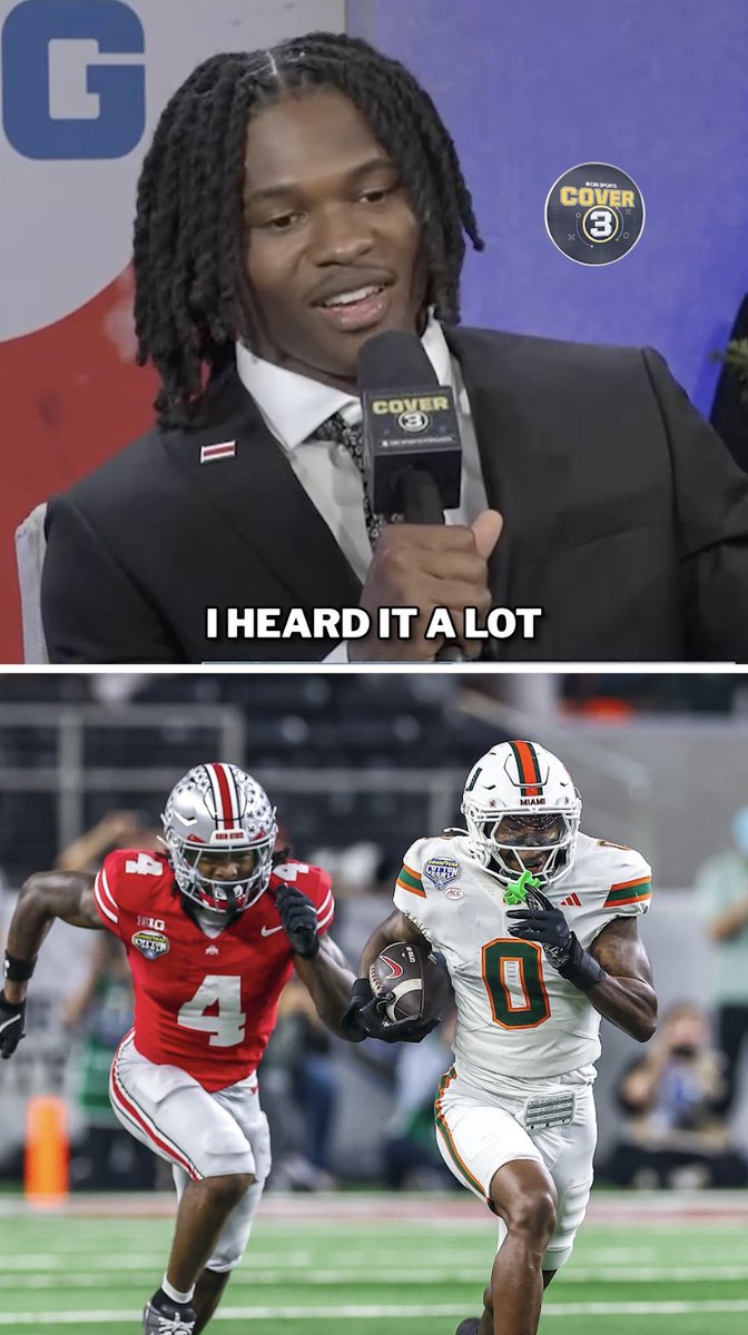 "Gotta be the hometown team - Miami... I heard it a lot every time I went back home." -- Ohio State Football's Jeremiah Smith on who he would want revenge on in the 2026 season 👀 🎙️ Bud Elliott, Cover 3 Podcast