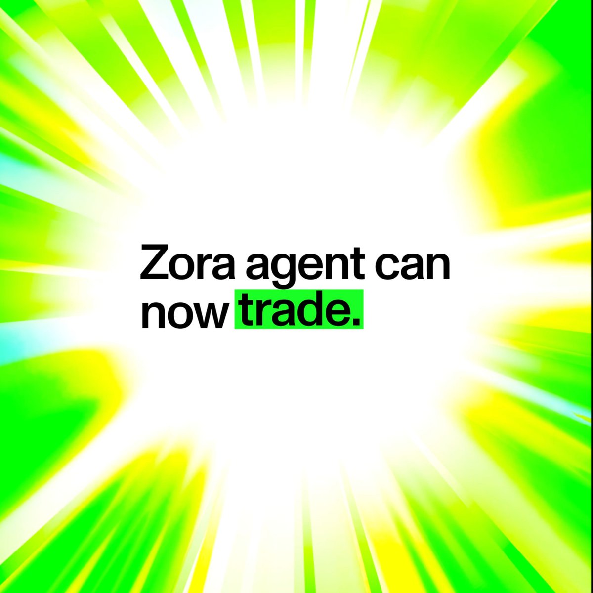 Zora Agent can now trade for you. Say what you want, hit confirm, done.