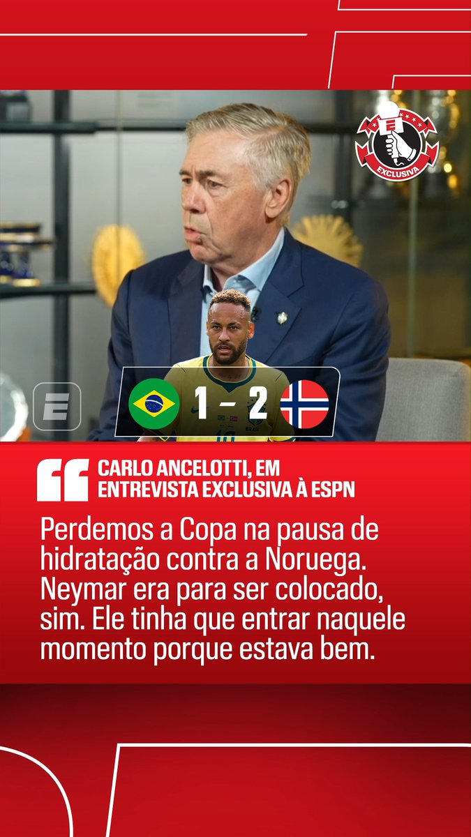 Aonde o Brasil perdeu a Copa do Mundo? Ancelotti FALOU pela primeira vez em uma entrevista exclusiva após eliminação! #Brasil #CopaDoMundo #SeleçãoBrasileira