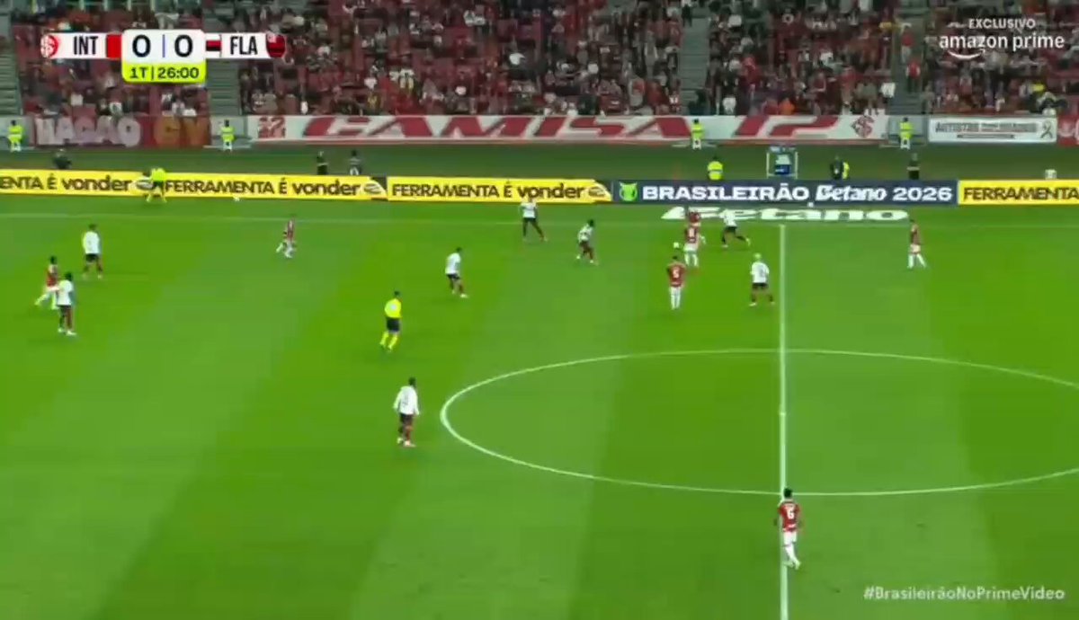 Falaram que o Beira Rio só enche quando joga contra o Flamengo Pois bem, tá vazio hoje também