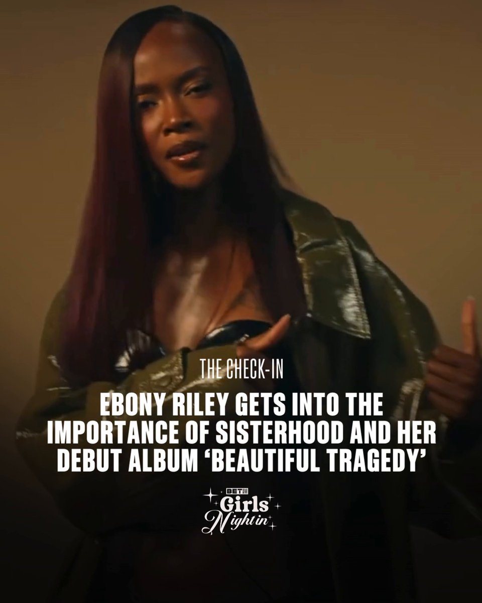 The best part of a girls night? Leaving with your cup a little fuller. 💖 Ebony Riley reflects on the new era she's in, the power of women uplifting women, and talks her debut album, 'Beautiful Tragedy.' Relive #GirlsNightIn on BET's YouTube for the full convo!