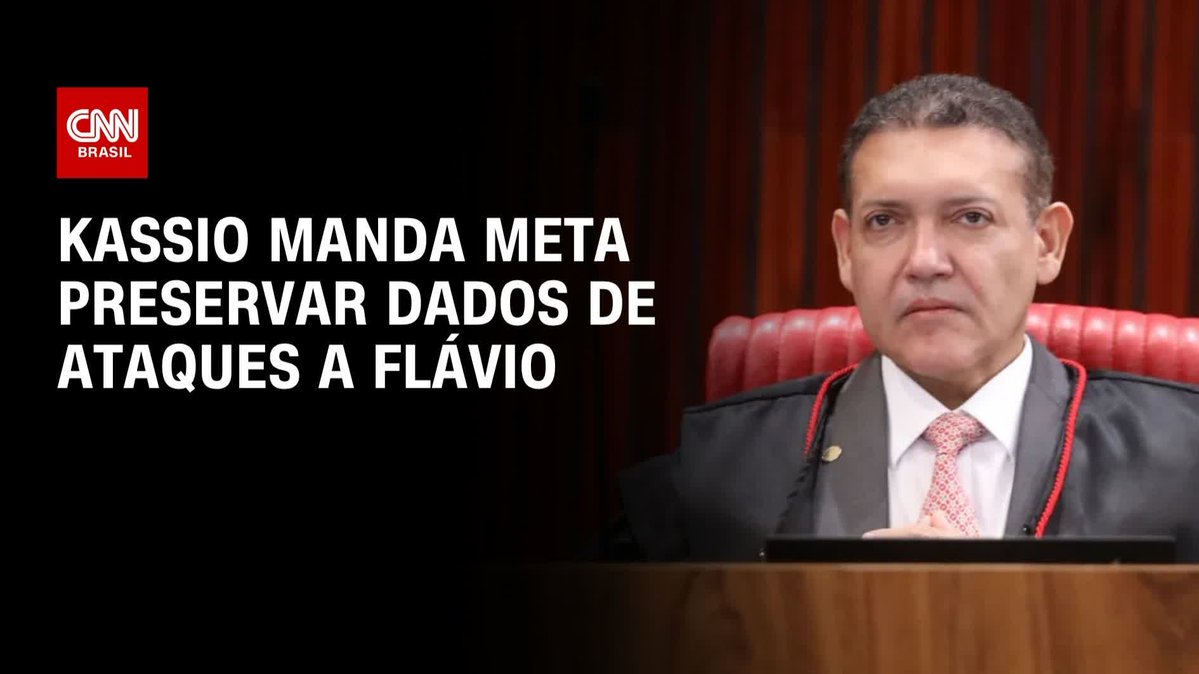 Kassio manda Meta preservar dados de ataques a Flávio; assista #CNNPrimeTime