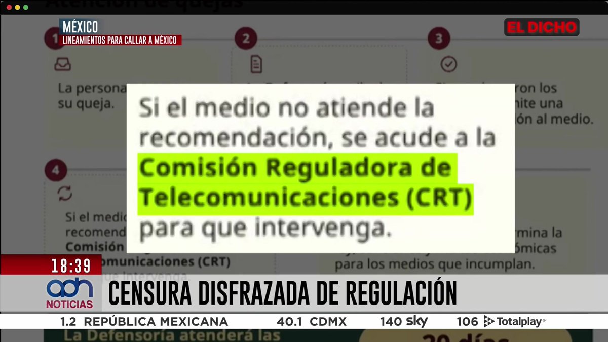 #ElVerificador ‼️Los derechos de los ciudadanos vuelven a verse atacados. La libertad de expresión y el derecho a la información son vulnerados por el gobierno, que quiere que los medios dejen de decir las cosas como son con sus nuevos lineamientos para #CallarAMéxico.❌ ❌ El riesgo es inminente, pues solo da mas poder al poder para intervenir la información y que usted no se entere de la verdad, pero nosotros no nos callamos, no nos vamos‼️ Toda la información con Leo Arriaga (Leo Arriaga)🗣️ Sigue a Juan Manuel Jiménez en #NoticiasEnTiempoReal |