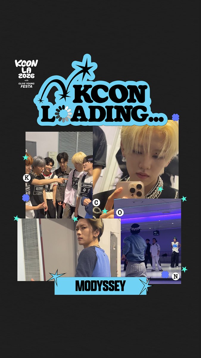 [#KCONLA2026] #MODYSSEY KCON LOADING...⟳ Get a sneak peek at how MODYSSEY is gearing up for KCON! KCONer are you ready to see them live? 🤩 - 𝐆𝐄𝐓 𝐘𝐎𝐔𝐑 𝐓𝐈𝐂𝐊𝐄𝐓 𝐍𝐎𝐖! 🎟️ 🔗Ticket Info - KCON LA 2026 AUG 14-16 Arena, LA Convention Center Let’s #KCON