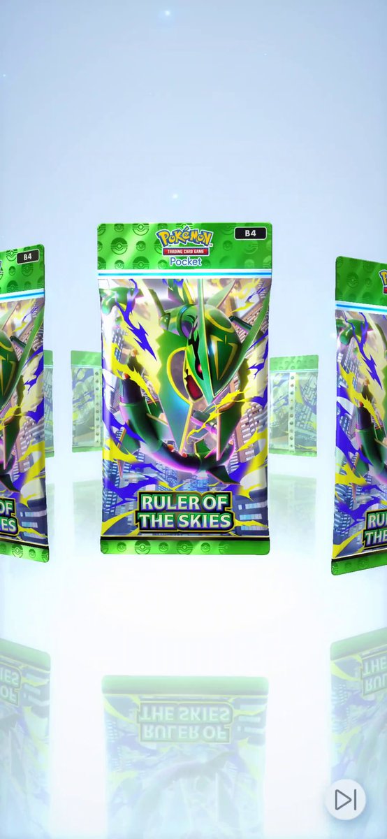 Harness the strength of the newly-arrived Mega Rayquaza ex and establish your reign ⛈️🐲 The latest #PokemonTCGPocket expansion, #RulerOfTheSkies, is now available!