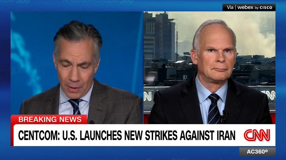 US Central Command says new strikes tonight against Iran after it says Tehran failed to hit US military positions on Tuesday. "I think what we're seeing is not only retaliation but also the potential for the start of something else," says retired U.S. Air Force Colonel Cedric Leighton.