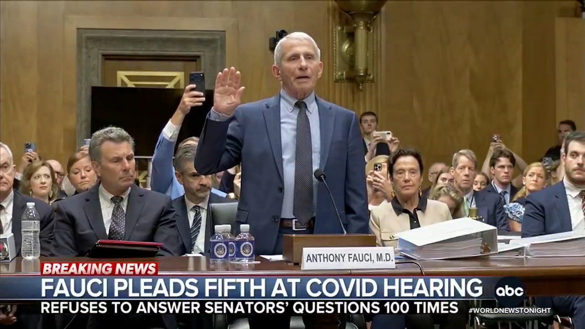 Dr. Anthony Fauci faced a barrage of questions during a Republican-led Senate hearing on the Covid-19 pandemic. The 85-year-old refused to answer questions, invoking the 5th Amendment more than 100 times. Jay O'Brien has details on the fiery hearing.
