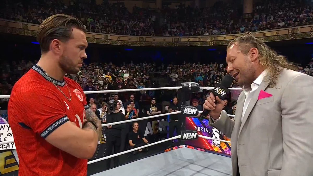 "Do I look like I gave up?" AEW World Champion Kenny Omega explains his mindset to Will Ospreay • ウィル・オスプレイ after what Omega did to him at #AEWRedemption. Watch #AEWDynamite LIVE on TBS & HBO Max