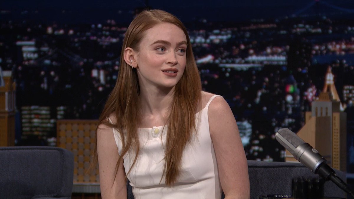 .Sadie Sink says it’s “nice” that she can’t say anything about her Spider-Man Movie character because she gets nervous for interviews 😭 #FallonTonight #SpiderManBrandNewDay