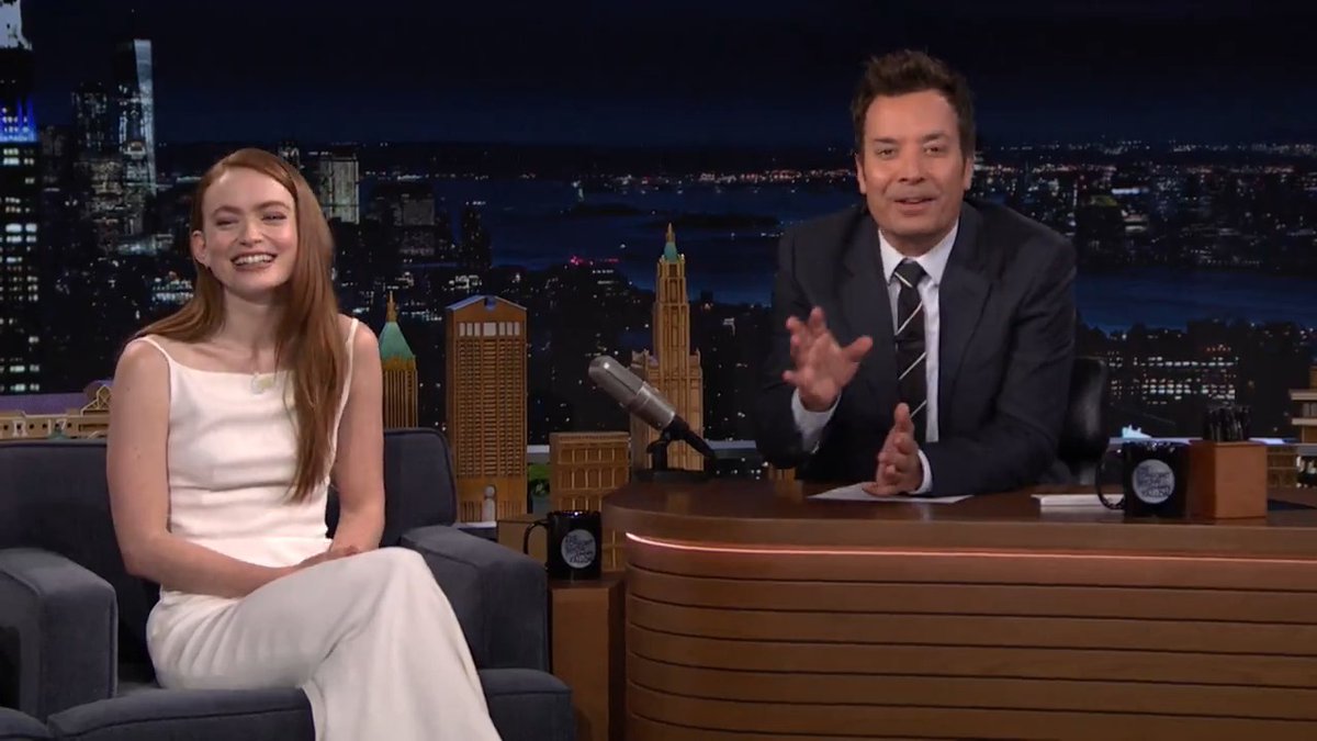 We received an exclusive clip of Sadie Sink in #SpiderManBrandNewDay 👀 #FallonTonight Spider-Man Movie