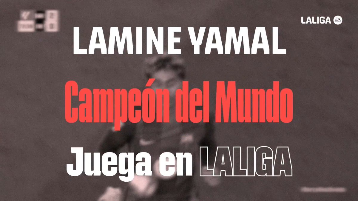 Lamine Yamal, CAMPEÓN DEL MUNDO con 19 años. 🥵 LALIGAEsMundial | FC Barcelona