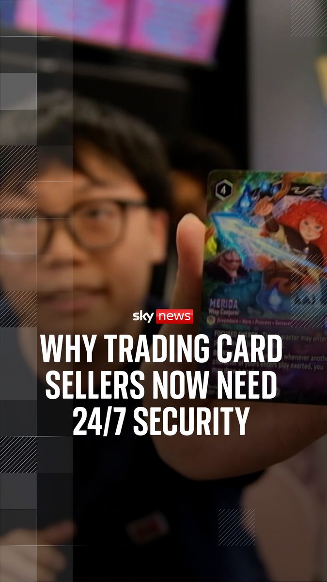 Trading card prices have soared so dramatically that retailers are getting 24/7 security to protect stock. The boom has been fuelled by social media influencers and content creators teaching users how to buy and flip cards for profit.