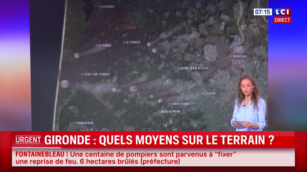 ๐ด Gironde : quels moyens sur le terrain? โก๏ธ Les prรฉcisions de Claire Cambier ๐บ Matinale LCI prรฉsentรฉe par Solenn Riou