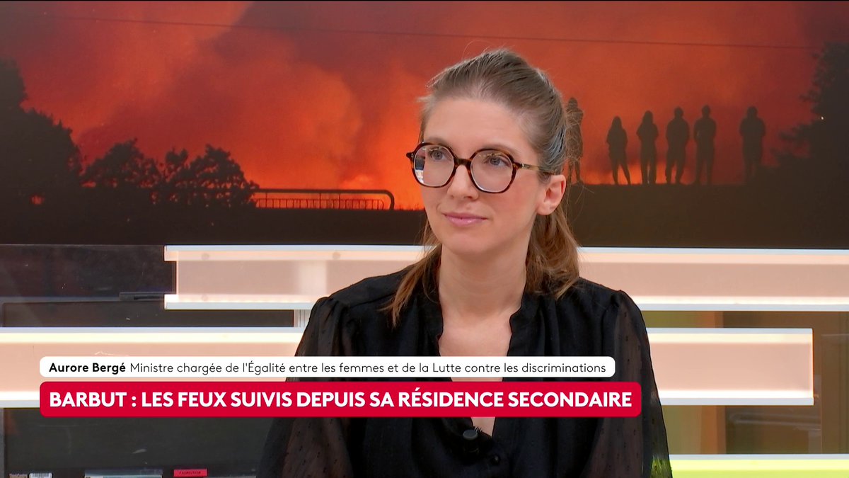 🔴 🗣 "Cela choque peut-être des gens mais je n'ai pas de commentaires à faire, je ne suis pas là pour savoir où se positionnent les ministres", répond Aurore Bergé, à propos de la polémique autour de Monique Barbut, la ministre de la Transition écologique. #canal16