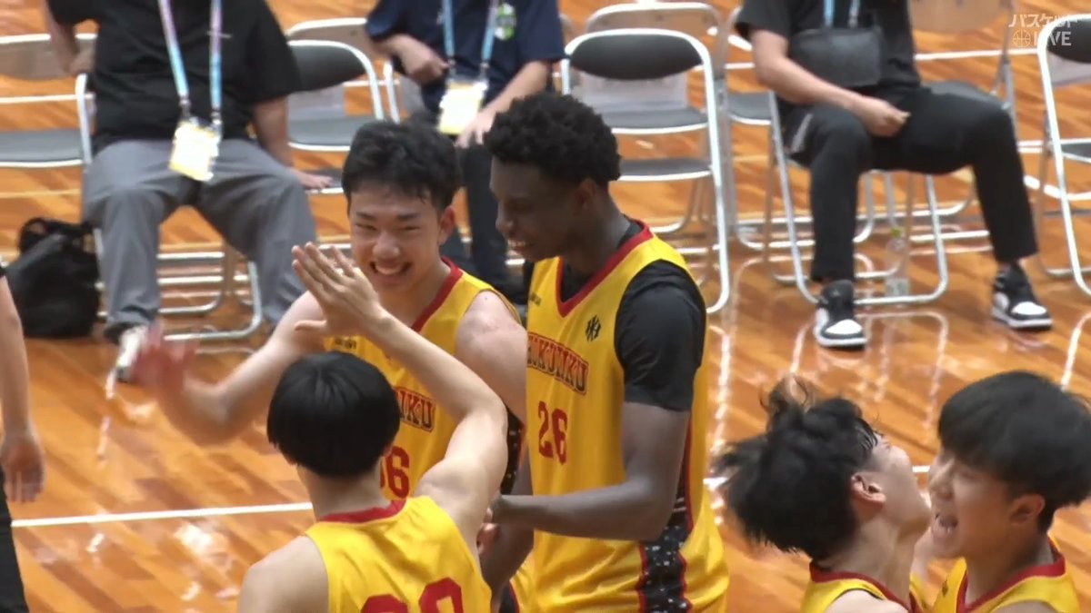OT終盤 北陸が得点を積み重ね 見事この試合を制す👏 🏀近畿総体 #インターハイ 2026🏆 【男子3回戦】 #柳ヶ浦 🆚 #北陸 ▶️視聴はコチラ #バスケットLIVE ライブ/見逃し配信中📡 ※男子決勝は録画配信 提供 インハイ.tv #高校バスケ 高校バスケby日本バスケットボール協会(JBA)
