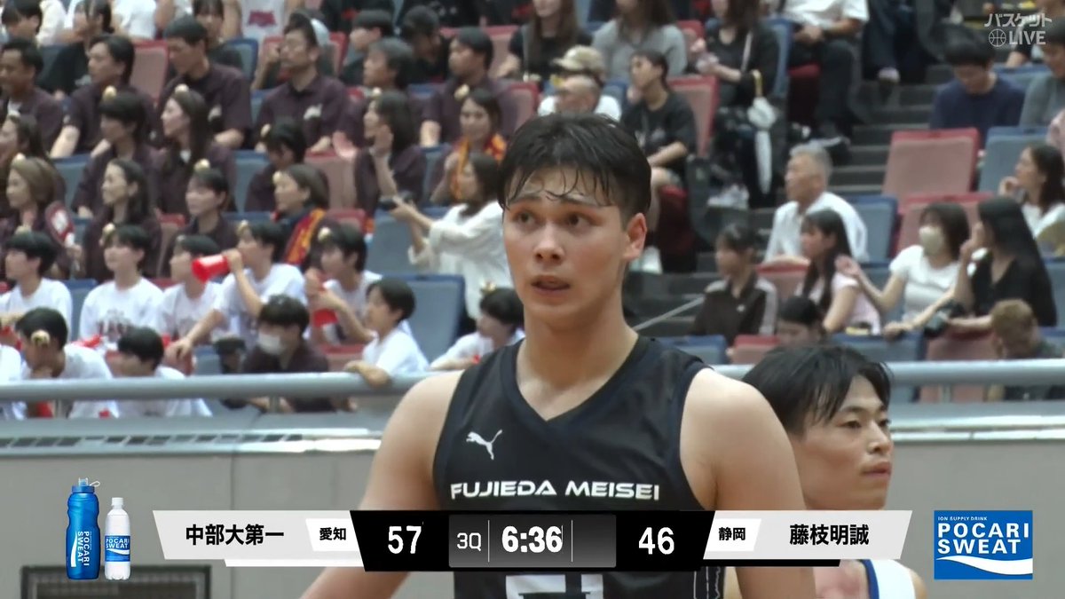 藤枝明誠 #福本彩人(#51)中央突破💥 倒されながらも何とか決め切りエンドワン💪 🏀近畿総体 #インターハイ 2026🏆 【男子3回戦】 #中部大第一 🆚 #藤枝明誠 ▶️視聴 #バスケットLIVE ライブ/見逃し配信中📡 ※男子決勝は録画配信 提供 インハイ.tv #高校バスケ 高校バスケby日本バスケットボール協会(JBA)