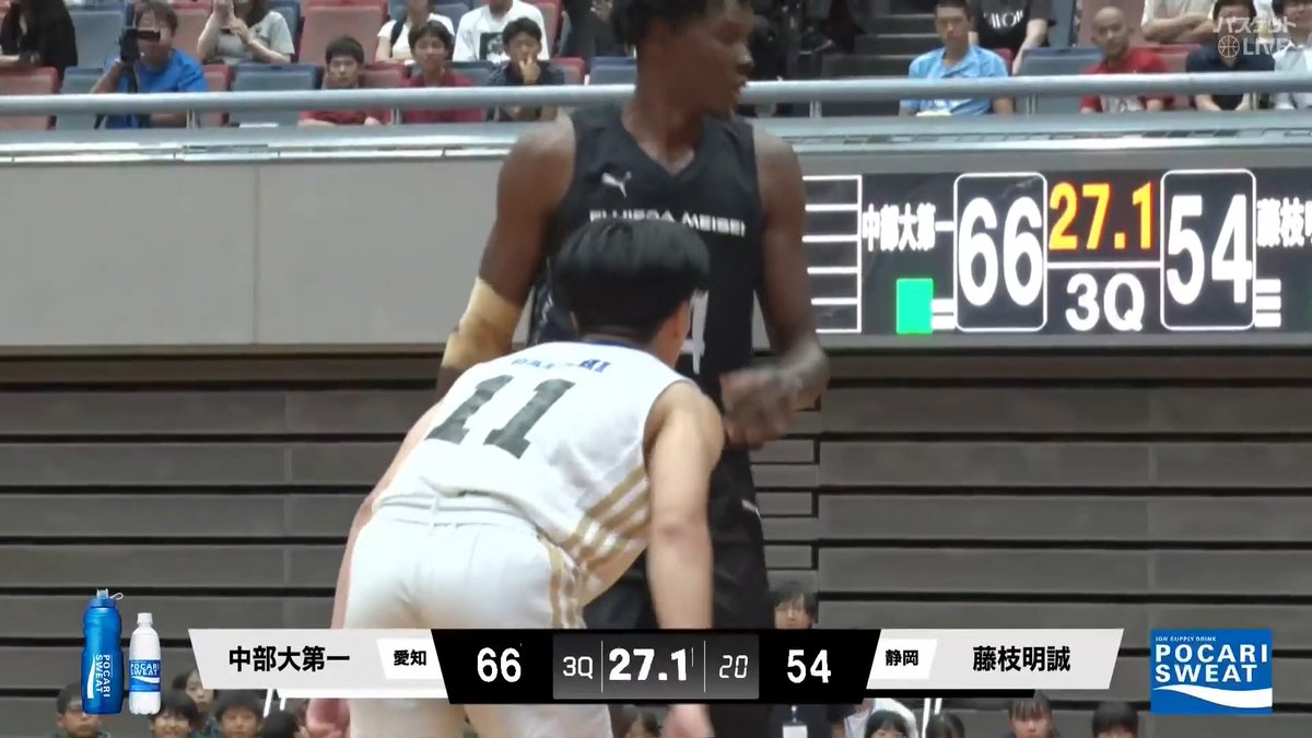 中部大第一 #山本夏生(#11)走る💨 縦横無尽にコートを駆け上がり相手を置き去り👍 🏀近畿総体 #インターハイ 2026🏆 【男子3回戦】 #中部大第一 🆚 #藤枝明誠 ▶️視聴 #バスケットLIVE ライブ/見逃し配信中📡 ※男子決勝は録画配信 提供 インハイ.tv #高校バスケ 高校バスケby日本バスケットボール協会(JBA)