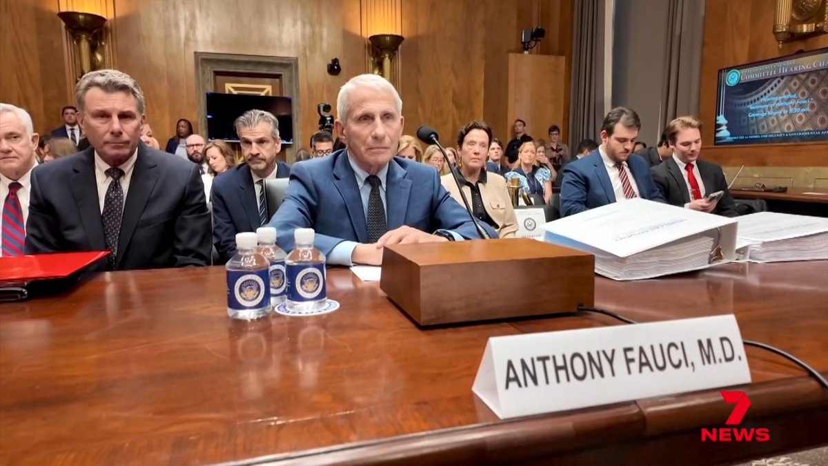 He was America's voice of the Coronavirus Pandemic, but today former top doctor, Anthony Fauci, had little to say at an inquiry into the origins of the virus that crippled the world.