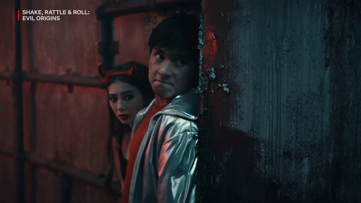 Hihimatayin din ako sa takot, sa tawa, even sa kilig 😱 Shake, Rattle & Roll: Evil Origins has everything and more, and it’s now playing on Netflix! #ShakeRattleandRollEvilOrigins #FracineDiaz #SethFedelin #Franseth #FyangSmith #JMIbarra #JMFyang #SassaGurl #ManilynReynes #KarinaBautista