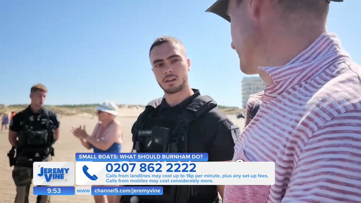 "Shabana Mahmood needs to get her act together quickly and get the French to start doing what they're supposed to do." Chris Philp MP says Labour must make sure the French police stop small boats from embarking, rather than letting them pass. Jeremy Vine | Here, on Tiktok, Insta & Facebook | #JeremyVine