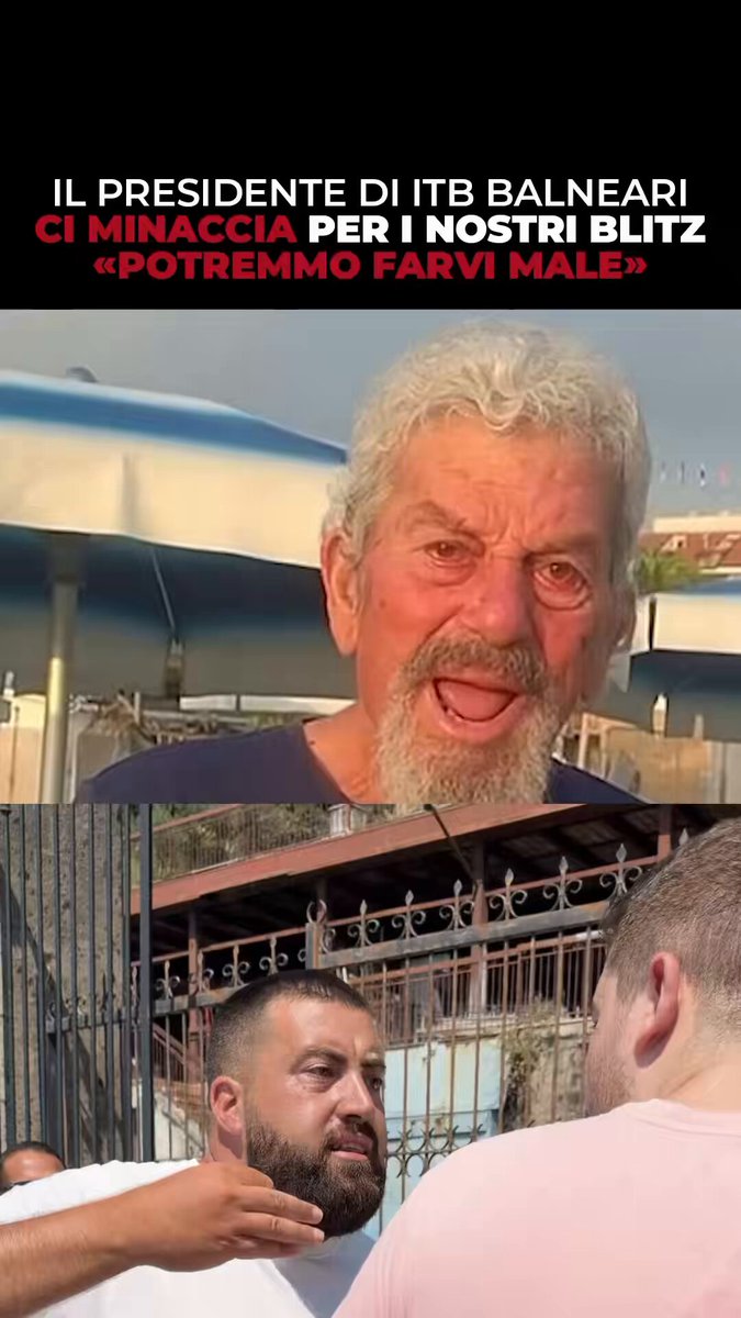 Vi faremo male. Ecco le parole del presidente del sindacato dei balneari ITB, Giuseppe Ricci, sul suo profilo Facebook. Minaccia noi e crede che la gente sia stupida, che veniate “indottrinati” da noi. Mi spiace, caro Ricci, perché la realtà è sotto agli occhi di tutti e non basteranno queste affermazioni per fermarci. Ivan_Grieco