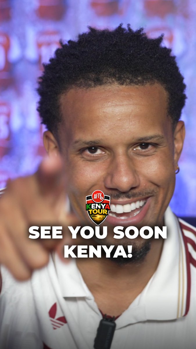 August 1st, we are coming! 🇰🇪 Thank you to SafaricomSport for powering the AFTV Victory Tour in Kenya, with the support of Serena Hotels-Africa @82_sportske and @zetech_university . Tickets for the Girona FC v Arsenal Watch Party and 3-Course VIP Dinner at @nairobi.serena are available on Tikiti – #AFTVKenya