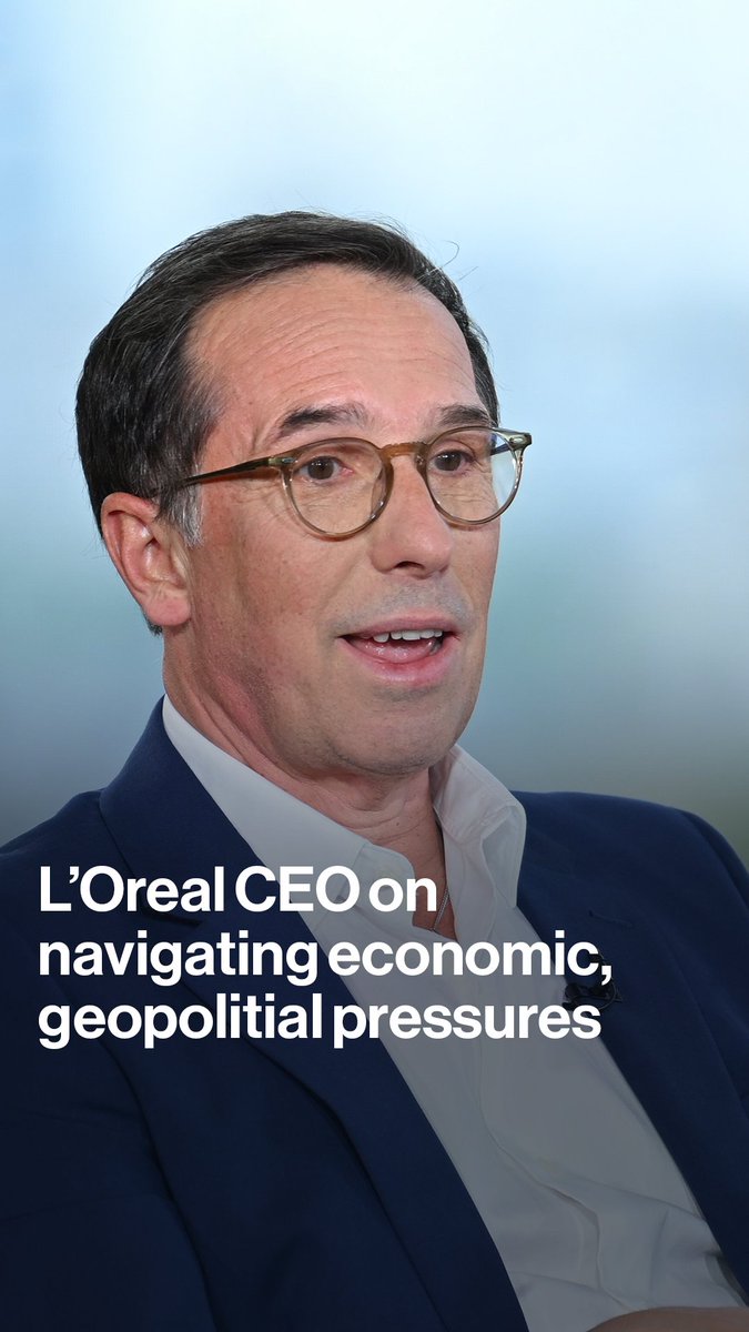 "Whenever something is struggling, we can bounce back in another area." L'Oreal CEO Nicolas Hieronimus tells @lacqua how the cosmetics company navigates "this crazy world"