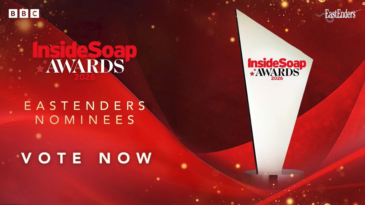 Don't forget that there is still time to vote all things #EastEnders at this year’s @insidesoapmagazine Awards!🏆 Vote here - 🔗 #InsideSoapAwards