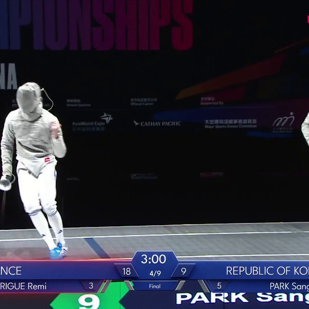🤩 𝐂𝐇𝐀𝐌𝐏𝐈𝐎𝐍𝐒 𝐃𝐔 𝐌𝐎𝐍𝐃𝐄 L'équipe de France de sabre surclasse la Corée du Sud et s'offre une sublime médaille d'or à Hong Kong ! #TeamFFE