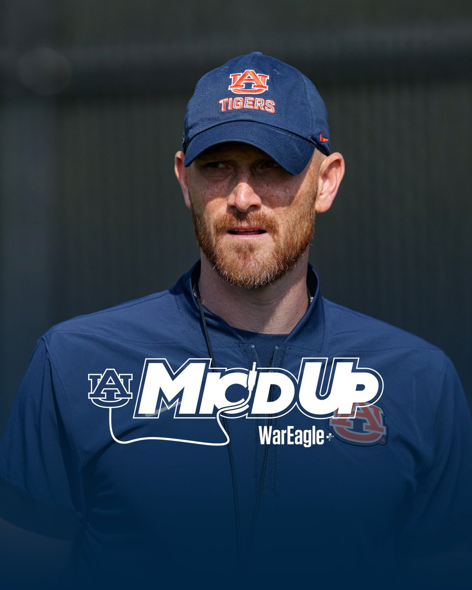 Energy and connection 🔥🦅 Brad Wilson Mic’d Up streaming now on WarEagle+ 📺