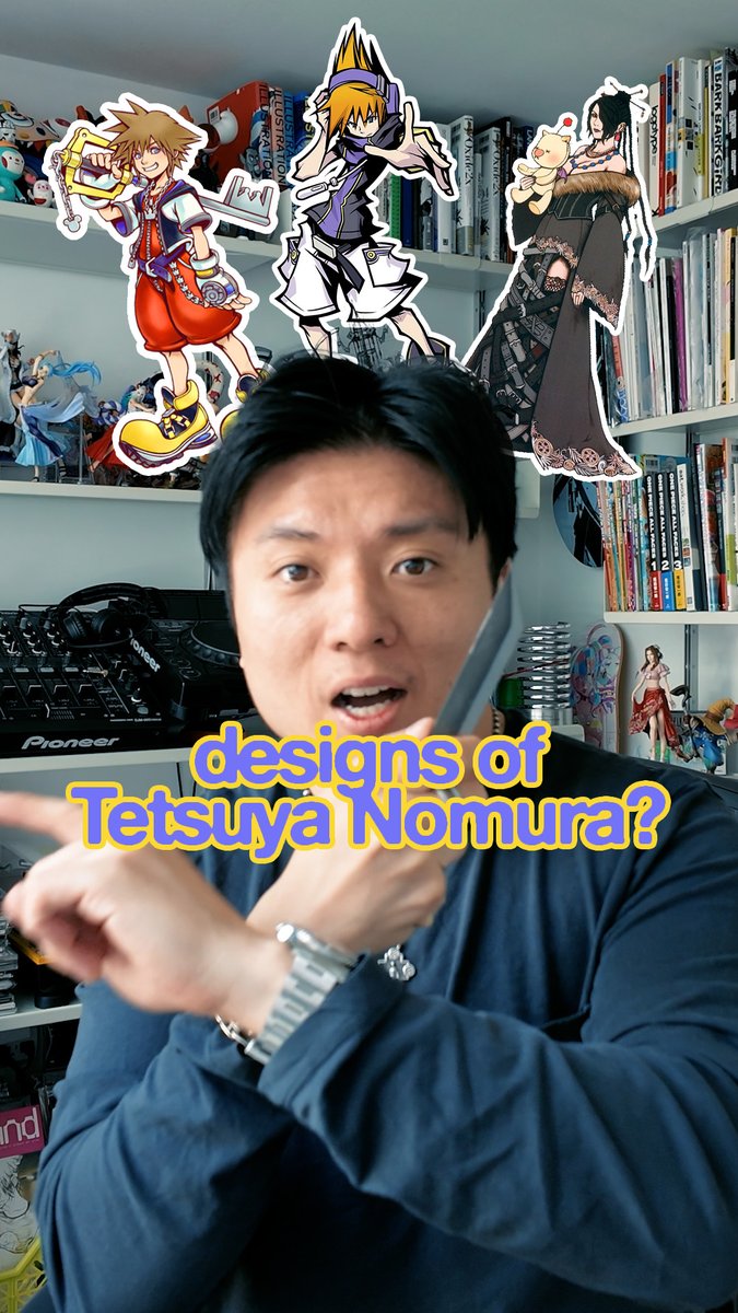 I've always been a fan of the character designs of tetsuya nomura but recently it feels almost religious lol